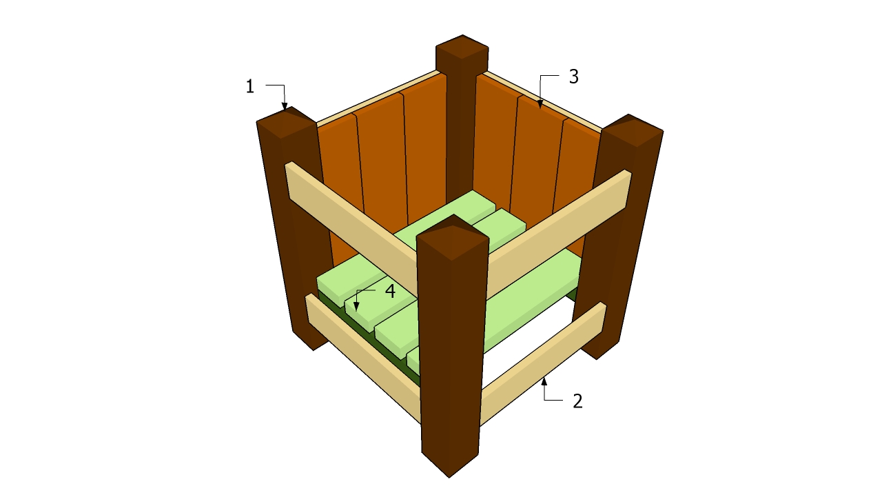 Building a wooden planter
