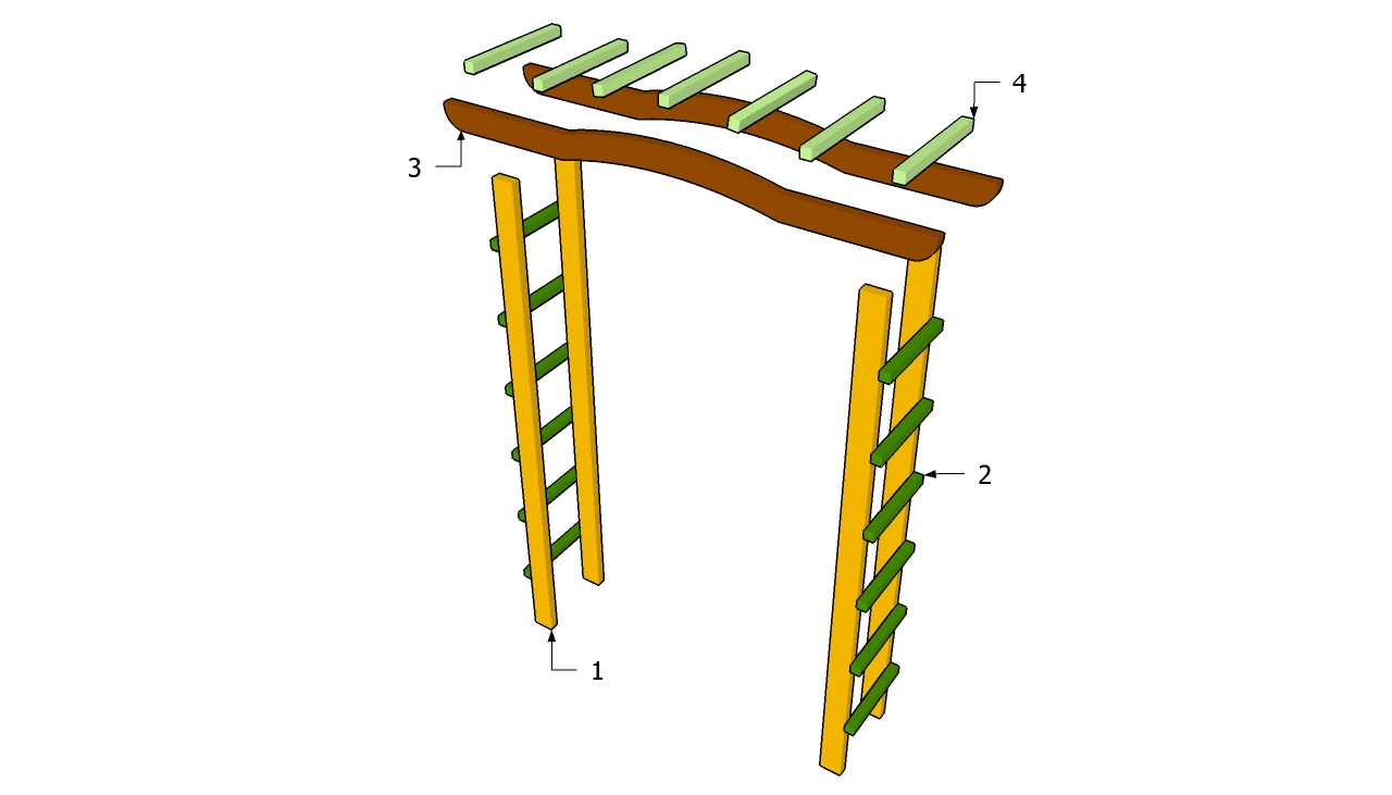 Free Garden Arbor Plans Free Garden Plans - How to build ...