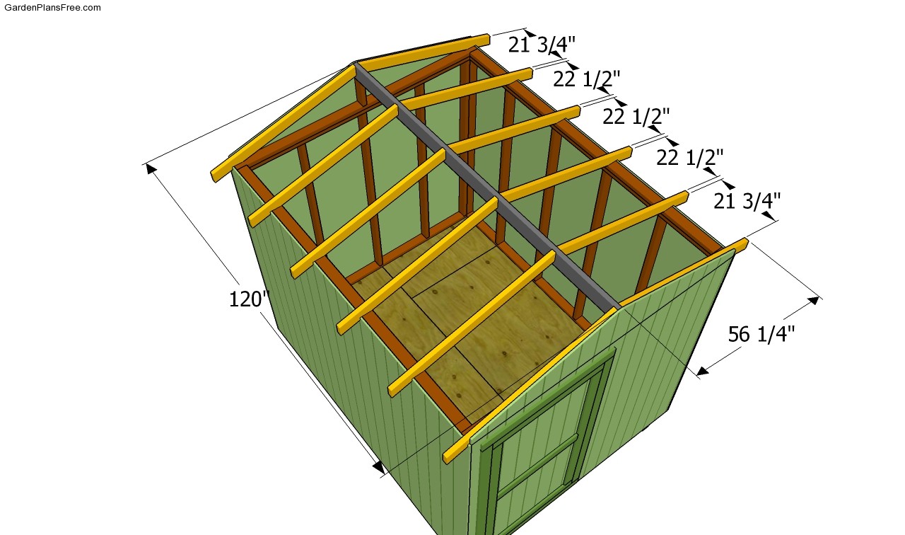  Shed Roof | Free Garden Plans - How to build garden projects