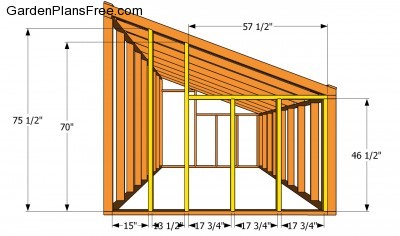 Lean-to Greenhouse Plans | Free Garden Plans - How to build garden 