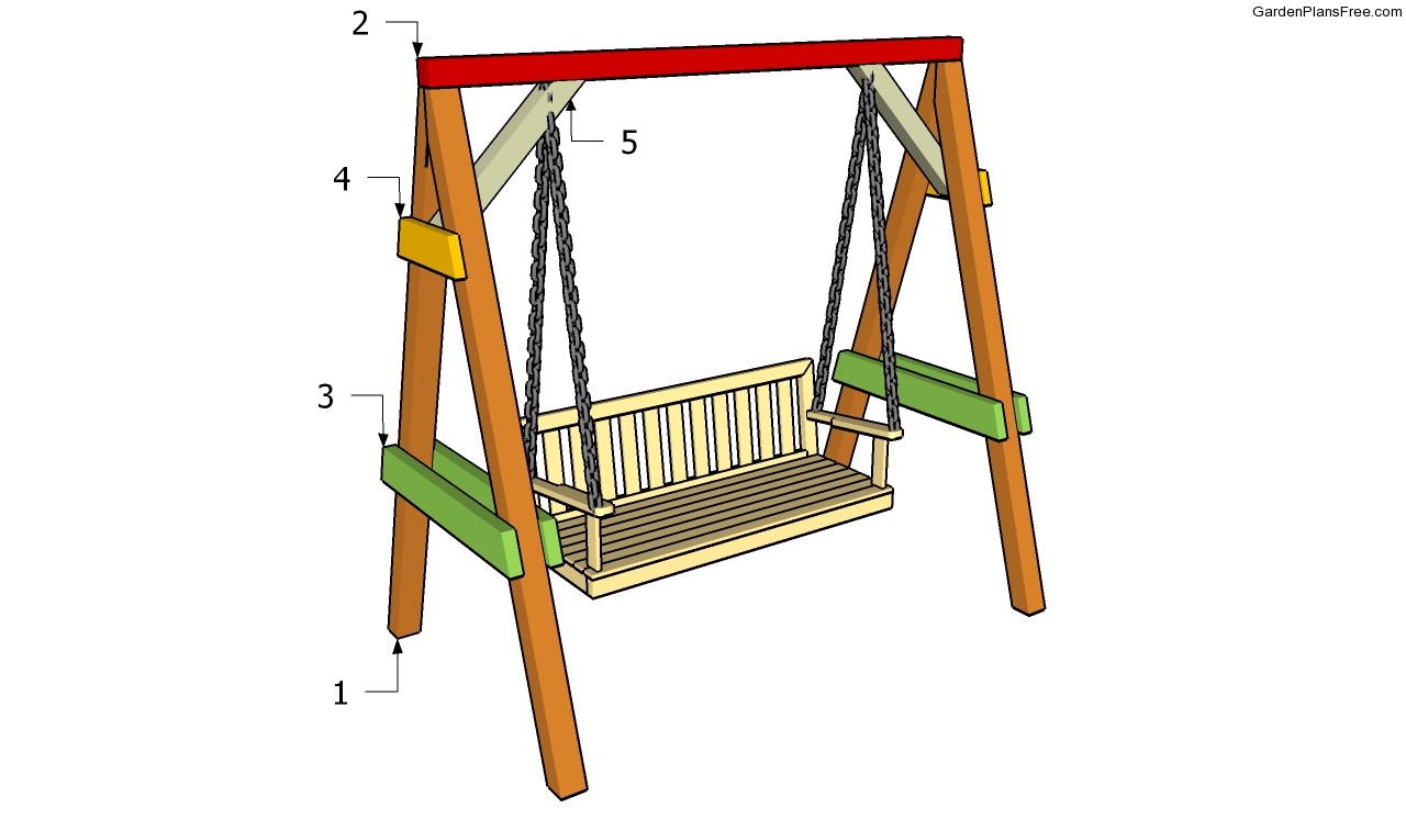 Woodwork Wooden Garden Swing Bench Plans PDF Plans