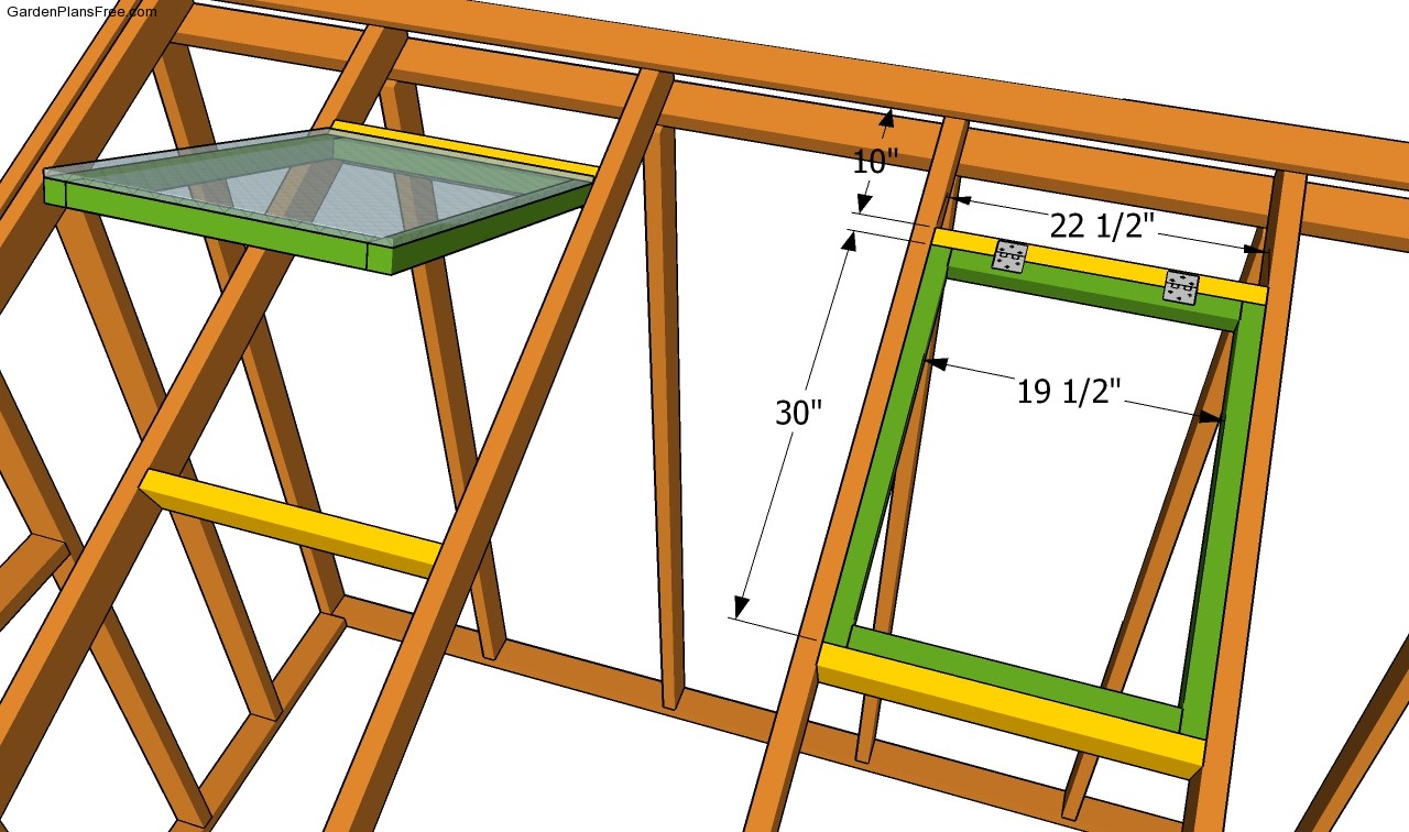  in addition Metal Shed Roof Framing. on greenhouse solar shed design