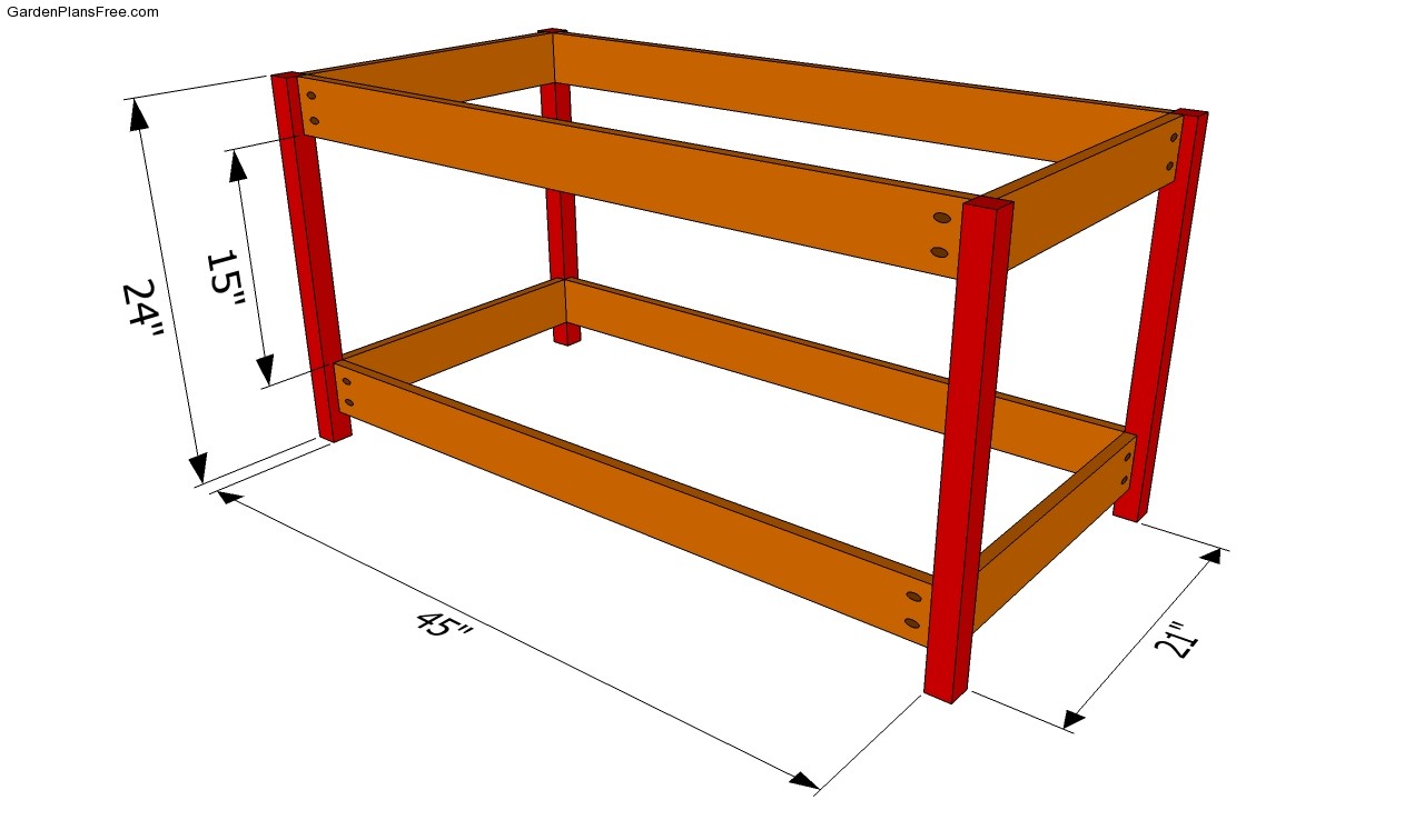 Garden Storage Box Plans | Free Garden Plans - How to build garden projects