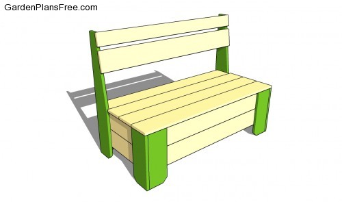 Garden Storage Bench Plans