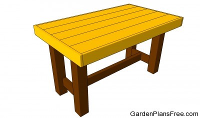 Garden Table Plans | Free Garden Plans - How to build garden projects