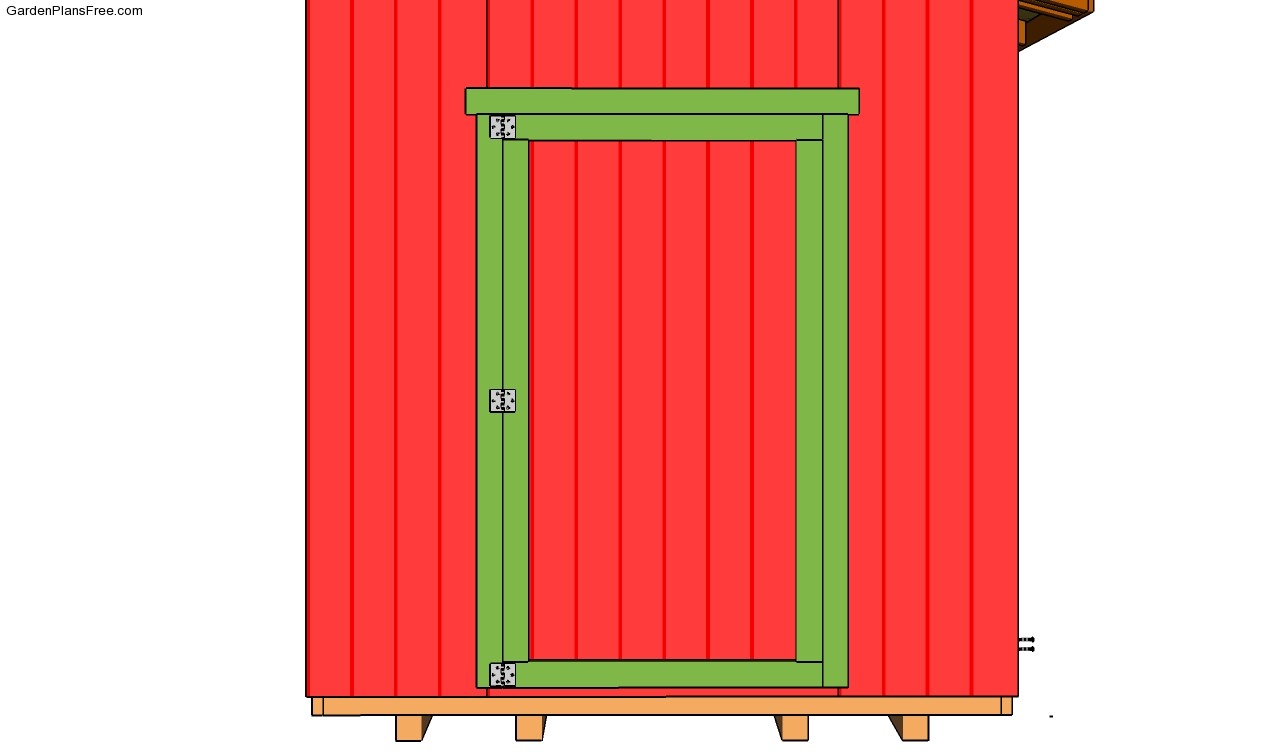 How to build a shed door | Free Garden Plans - How to build garden 