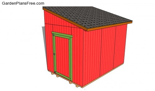 Lean to Storage Shed Plans