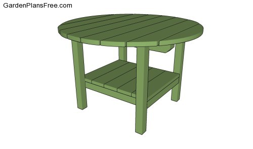 Patio Table Plans | Free Garden Plans - How to build garden projects