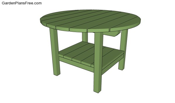Patio Table Plans | Free Garden Plans - How to build garden projects