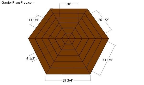 hexagon picnic table plans free garden plans - how to