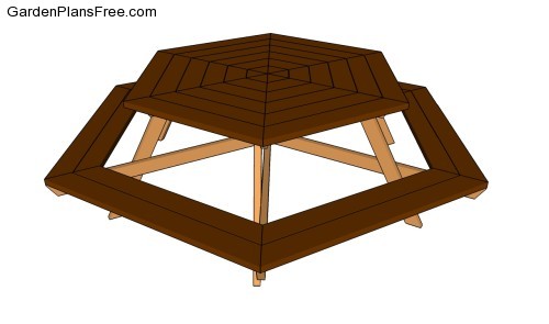Free Plans Build Hexagon Picnic Table, Sep - Amazing Wood Plans