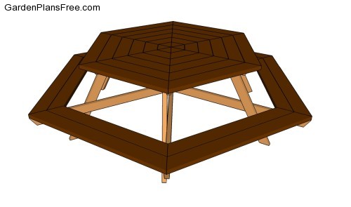 Hexagon Picnic Table Plans