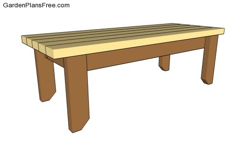 2x4 Bench Plans  Free Garden Plans - How to build garden projects