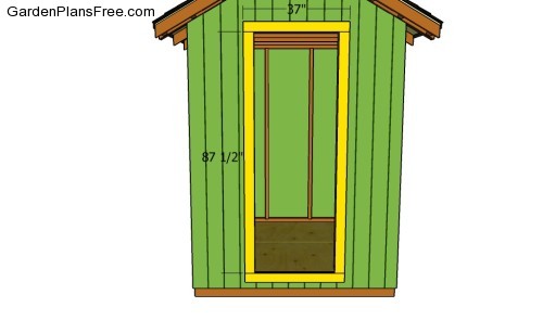 How to build a shed door  Free Garden Plans - How to build garden 