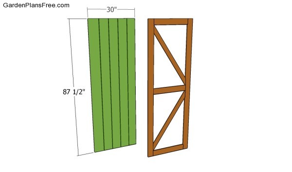 How to build a shed door | Free Garden Plans - How to ...