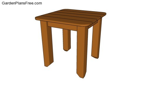 Side Table Plans | Free Garden Plans - How to build garden projects