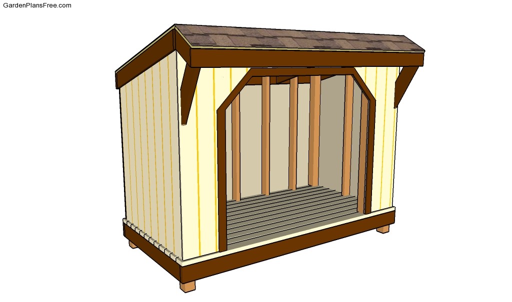 Simple Wood Shed Plans | Free Garden Plans - How to build ...