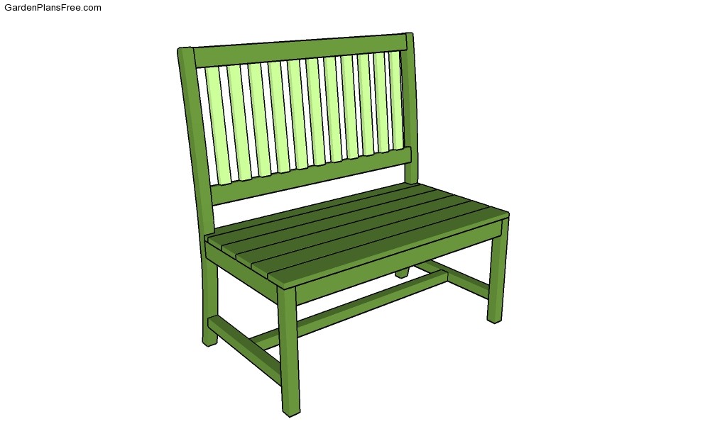 Garden Bench Designs How to build a park bench Simple Bench Plans 