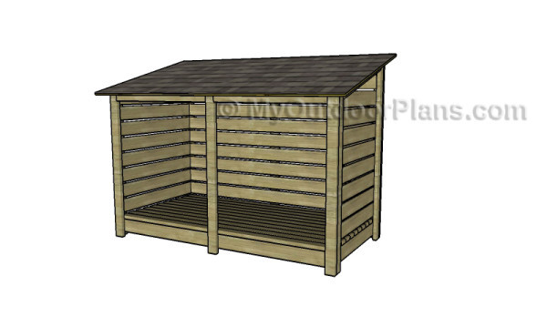 Free Firewood Storage Shed Plans | Free Garden Plans - How to build 