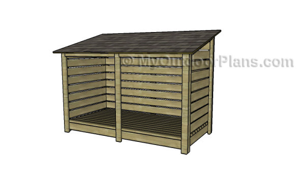 Free Firewood Storage Shed Plans  Free Garden Plans - How to build 