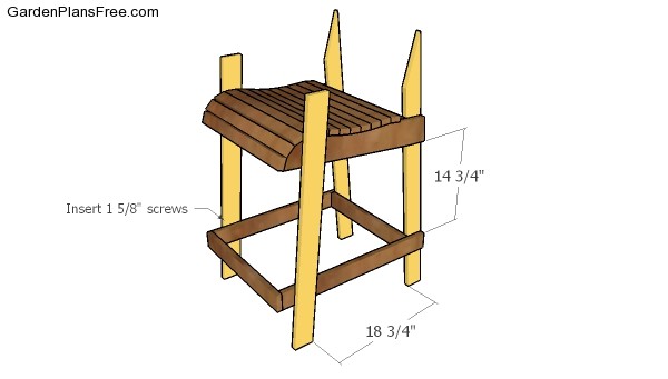 Bar Height Adirondack Chair - Free DIY Plans | Free Garden 
