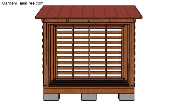 4x8 Firewood Shed Plans | Free Garden Plans - How to build ...
