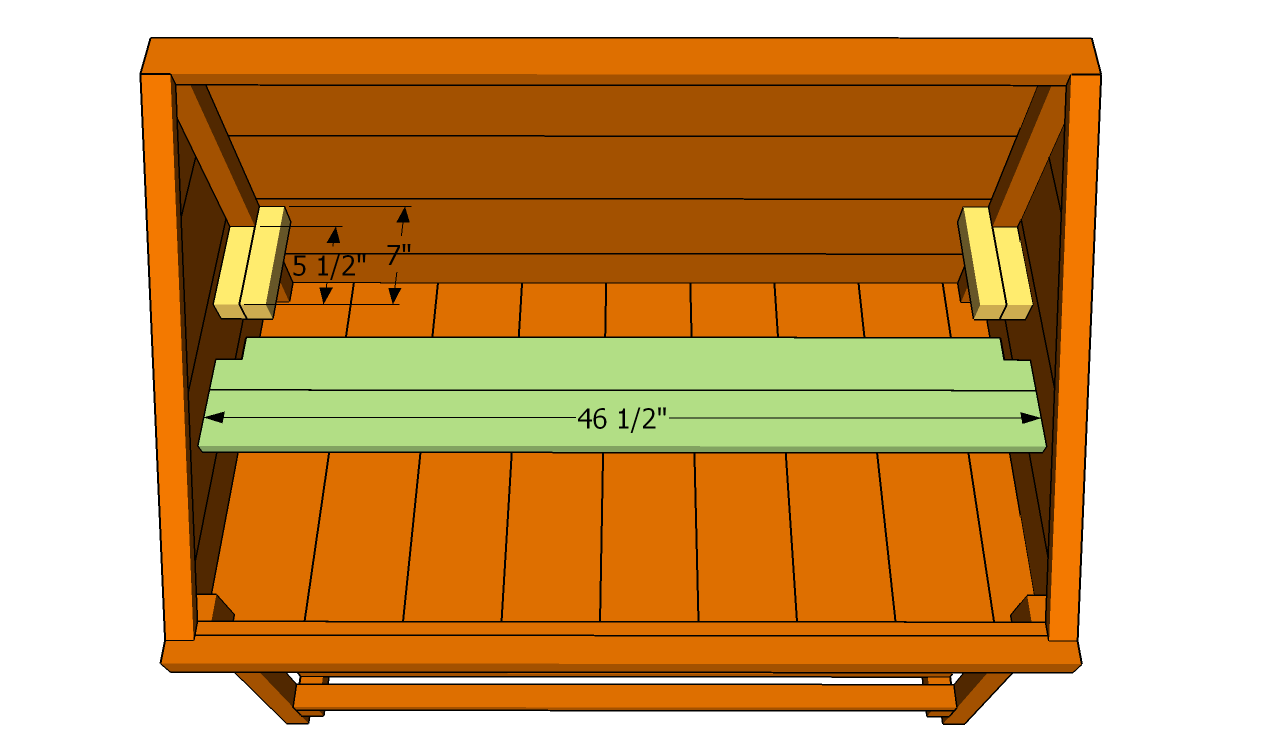 Attaching the shelf