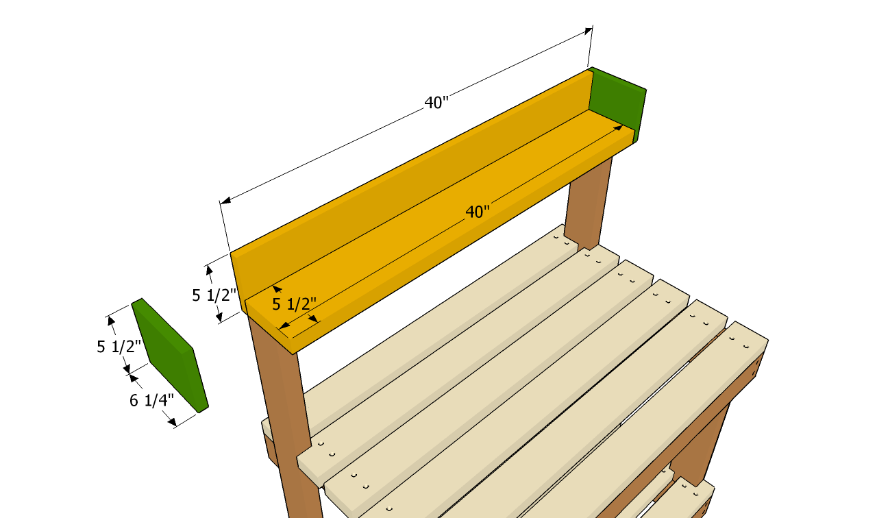 Installing the top shelf