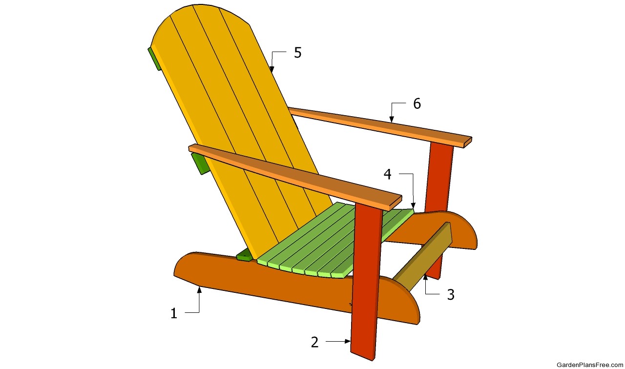 Building a garden chair