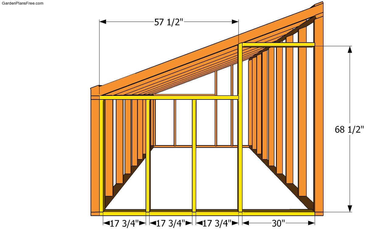 Plans de mur avant