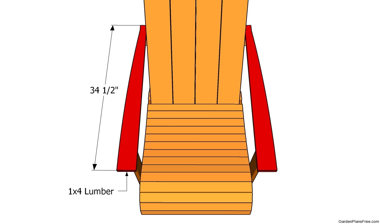 Installing the armrests