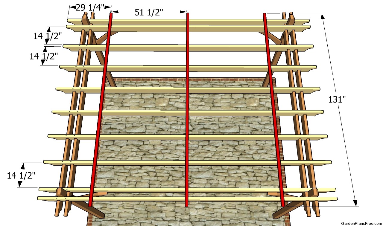 Installing the crossbeams