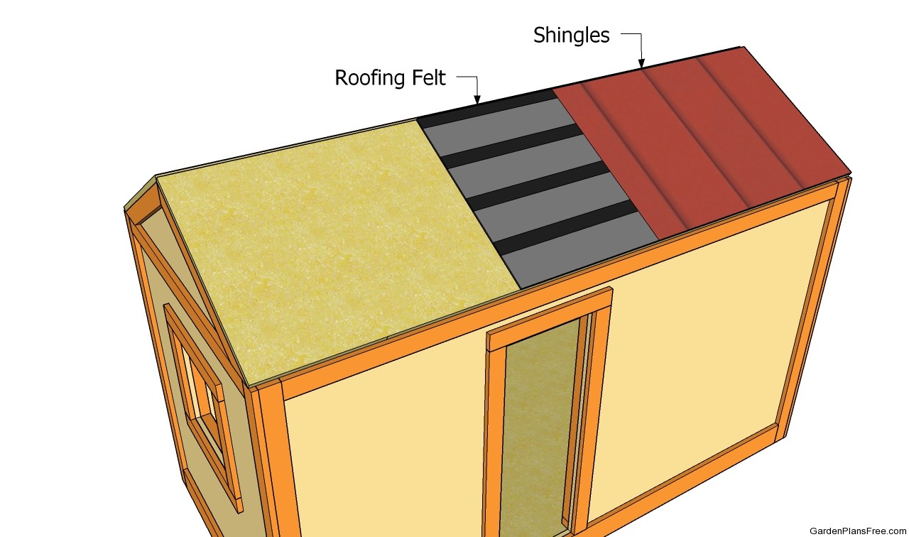 Installing the shingles