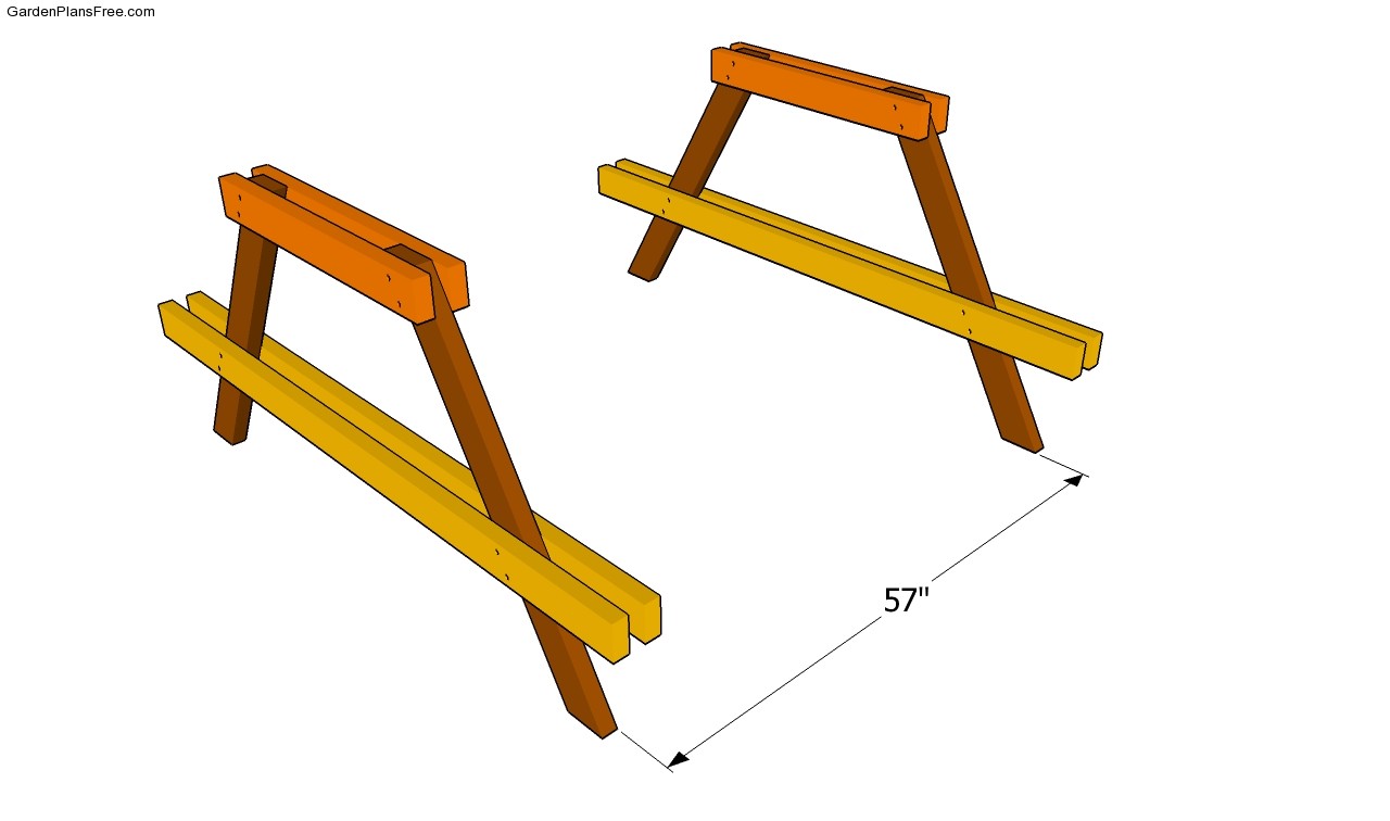 Picnic table framing