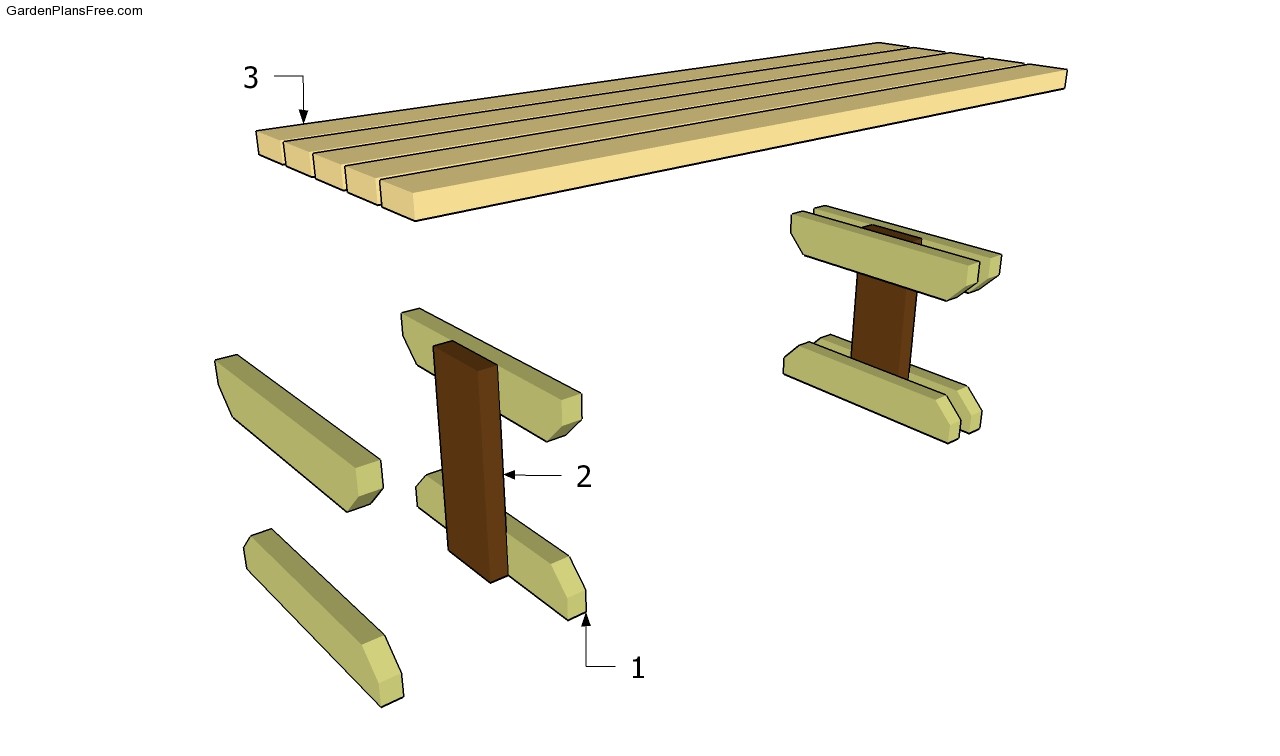 Park Bench Plans | Free Garden Plans - How to build garden projects