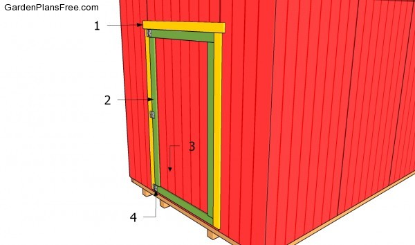 Building a shed door