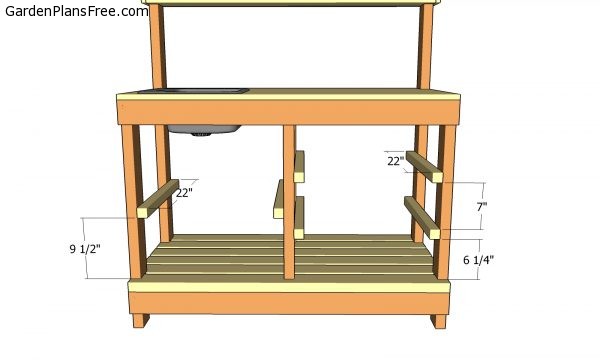 Fitting the shelf supports