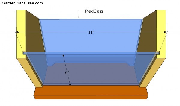 Installing the plexiglass walls