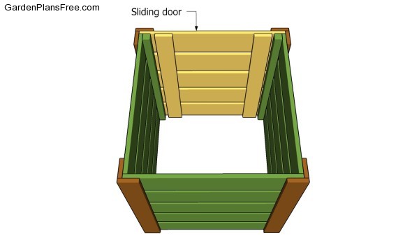 Fitting the sliding door