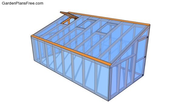 Lean to greenhouse plans