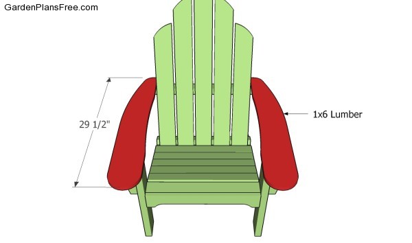 Fitting the armrests