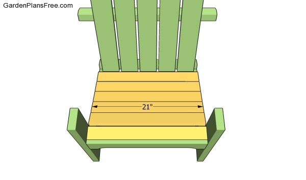 Fitting the seat slats