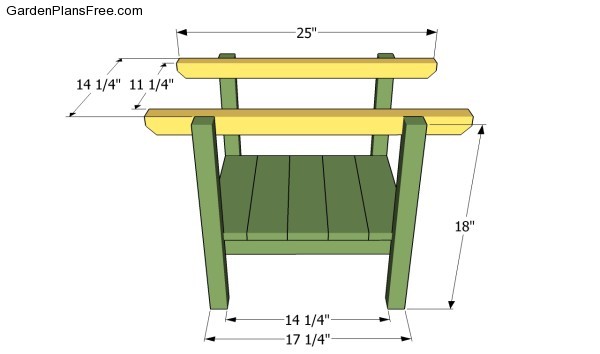 Attaching the tabletop supports