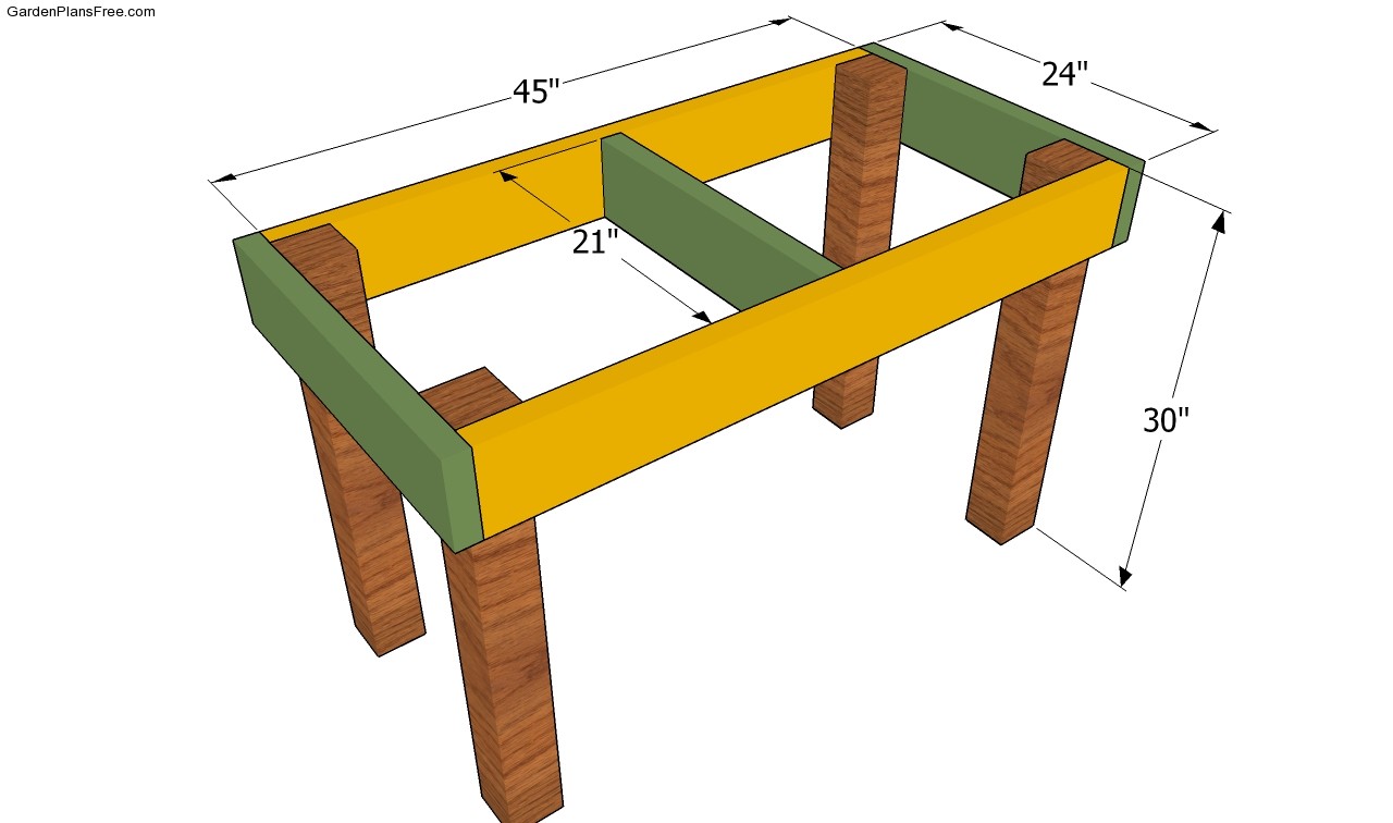 Workbench Plans Free | Free Garden Plans - How to build garden projects