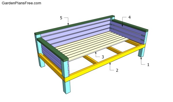 Daybed Plans Free Garden Plans - How to build garden 