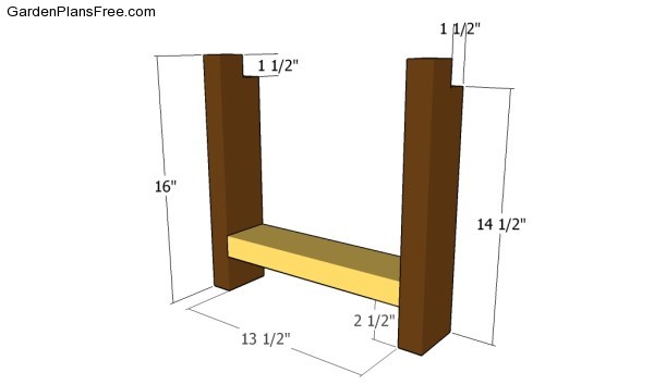 Building the bench legs