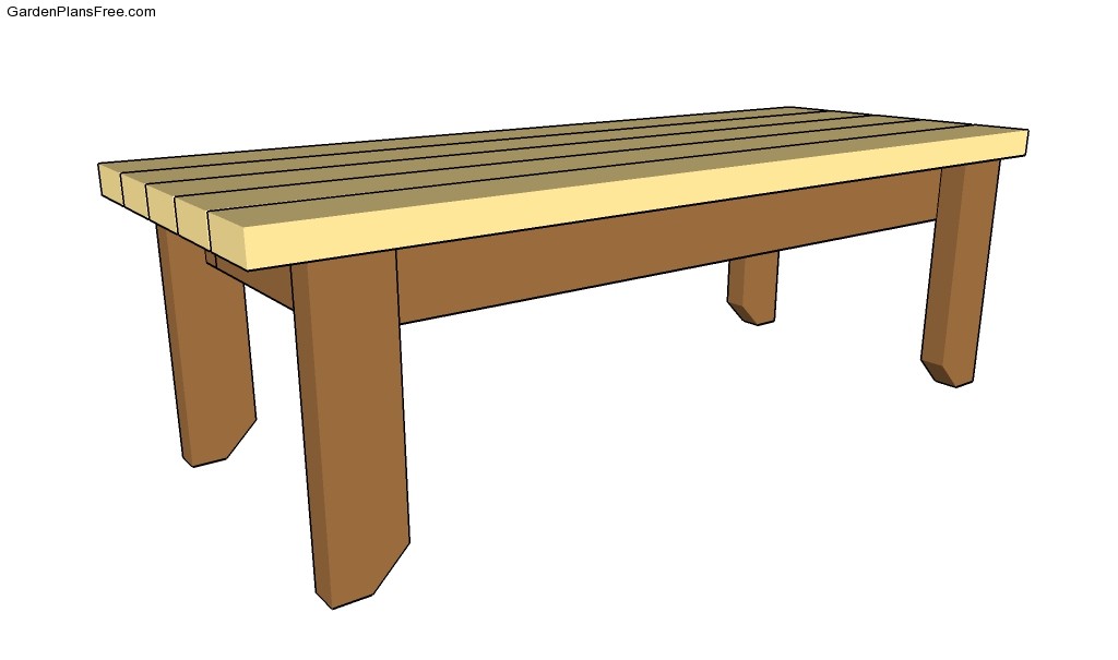 2x4 Bench Plans Free Garden Plans How To Build Garden Projects