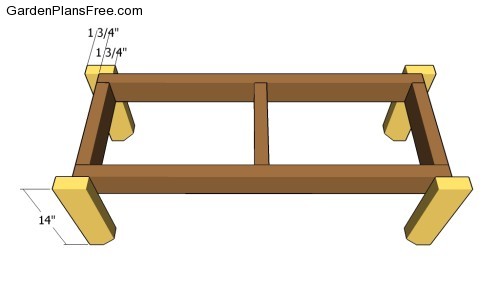 2x4 Bench Plans | Free Garden Plans - How to build garden projects