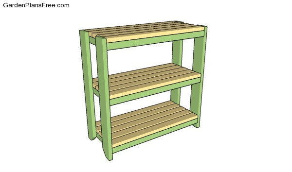 Garden shelves plans