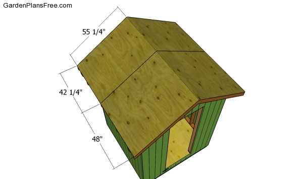 Attaching the plywood sheets